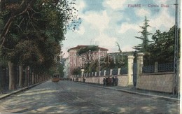 T2/T3 Fiume, Corsia Deák / Street View With Tram  (EK) - Ohne Zuordnung