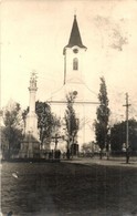 T2/T3 1941 Ada, Római Katolikus Templom, Szentháromság Szobor / Church, Trinity Statue. Photo + 1941 Ada Visszatért So.  - Unclassified