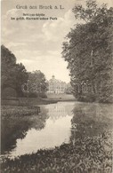 ** T1 Lajtabruck, Bruck An Der Leitha; Kastély / Schloss-Idylle Im Gräfl. Harrach'schen Park / Castle With Patk, Pond - Non Classificati