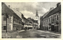 T2 Csáktornya, Cakovec; Utcakép, üzletek, Templom. Franjo Jagic Kiadása / Street View, Shops, Church + 1941 Csáktornya V - Ohne Zuordnung