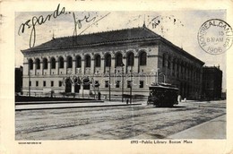 T2/T3 Boston, Public Library, Tram  (EK) - Ohne Zuordnung