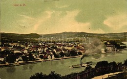 T3 Linz A. Donau, Steamship (small Tear) - Ohne Zuordnung