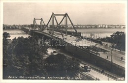 * T2 1937 Vienna, Wien; Reichsbrücke Eröffnet / Bridge Construction. So. Stpl - Non Classificati