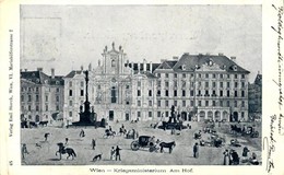 T2/T3 Vienna, Wien I. Kriegsministerium Am Hof / Ministry Of War - Ohne Zuordnung