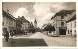 T2 Litomerice, Leitmeritz; Street View With Shops. Photo - Unclassified