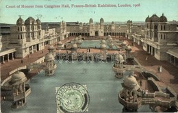 T2 1908 London, Franco British Exhibition, Court Of Honour From Congress Hall, TCV Card - Ohne Zuordnung