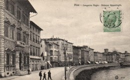 T4 Pisa, Lungarno Regio, Palazzo Uppezinghi / Street, Palace (b) - Unclassified