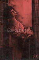 * 3 Db RÉGI Finoman Erotikus Motívumlap Sorozat Párral / 3 Pre-1945 Gently Erotic Motive Cards From Superfot Series With - Unclassified