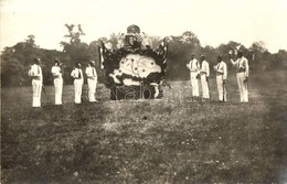 ** T2 Leventék Céllövőpisztollyal, Nagy-Magyarország Emlékművel, Fogadalomtétel(?) / Members Of The Hungarian Youth Para - Unclassified