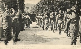 * T2/T3 Landing Of The Indian Army At Marseille (EK) - Ohne Zuordnung