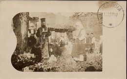 * T2/T3 1917 Veria, Veroia; Orthodox Priest, Folklore, Funeral Ceremony, Photo - Unclassified