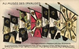 ** T2/T3 Les Sept Premiers Drapeaux Pris Aux Allemands / The First Seven Flags Captured From The Germans (EK) - Ohne Zuordnung