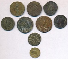 9db-os Vegyes Külföldi Réz Zseton Tétel, Főleg Játékpénzek T:2,2-,3
9pcs Of Various Copper Jetons, Mostly Gaming Tokens  - Non Classificati