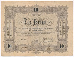 1848. 10Ft 'Kossuth Bankó' T:III- - Non Classificati