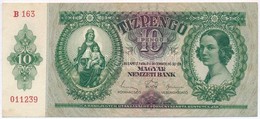 1936. 10P Nyomdai Papírránccal T:I- Fo. - Ohne Zuordnung