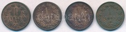 1858B 1kr Cu + 1859B 1kr Cu + 1860B 1kr Cu + 1861B 1kr Cu T:2,2- Patina
Adamo M4 - Unclassified