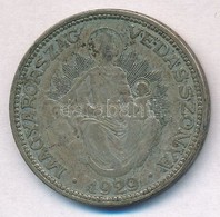 1929. 2P Ag 'Madonna' T:3 Patina 
Adamo P7 - Ohne Zuordnung