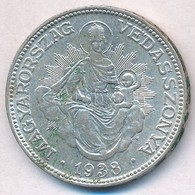 1938. 2P Ag 'Madonna' T:2 Fo. 
Adamo P7 - Ohne Zuordnung