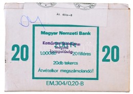 ~1996. 20f Al (1000x) 20db Bontatlan Rolni Eredeti, Bontatlan, 'Magyar Nemzeti Bank' által Lezárt Dobozban, 'Komárom-Esz - Ohne Zuordnung