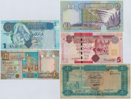 Líbia 5db Bankjegy, Mind Különféle T:II--IV Szakadás
Libya 5pcs Of Banknotes, All Different C:VF-G Tear - Non Classificati