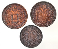 Ausztria 1851A 1/4kr Cu + 1/2kr Cu + Magyarország 1851B 1/2kr Cu T:1-,2 Patina
Austria 1851A 1/4 Kreuzer Cu + 1/2 Kreuze - Ohne Zuordnung