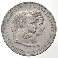 Ausztria 1879. 2G Ag 'I. Ferenc József és Erzsébet Királynő / Ezüstlakodalom' T:1-,2 
Austria 1879. 2 Gulden Ag 'Franz J - Ohne Zuordnung