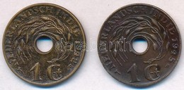 Holland Kelet-India 1942-1945. 1c Br (2xklf) T:2
Netherlands East Indies 1942-1945. 1 Cents (2xdiff) C:XF
Krause KM#317 - Ohne Zuordnung