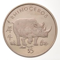 Libéria 1997. 5$ Cu-Ni 'Rinocérosz' T:1-(P)
Liberia 1997. 5 Dollars Cu-Ni 'Rhinoceros' C:AU(P)
Krause KM#581 - Ohne Zuordnung