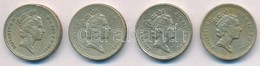 Nagy-Britannia 1985-1992. 1Ł (4xklf) T:2,2-
Great Britain 1985-1992. 1 Pound (4xdiff) C:XF,VF - Ohne Zuordnung