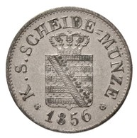 Német Államok / Szászország-Albertine 1856F 1/2gr (5pf) Ag 'II. Frigyes Ágost' (1,01g) T:1-
German States / Saxony-Alber - Ohne Zuordnung