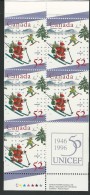 Delcampe - CANADA 1996 SCOTT/UNITRADE 1628a BOOKLET PANE VAL US $4.40 - Carnets Complets