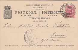 Finlande Entier Postal 1898 - Enteros Postales