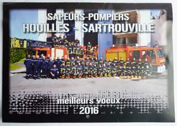 CALENDRIER POMPIERS HOUILLES SARTROUVILLE 2016  Avec 4 Coloriages LES POMPIERS De STEDO - Agenda & Kalender