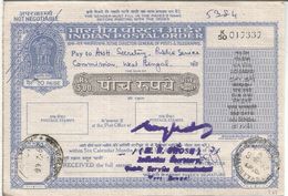 INDIA INDIAN POSTAL ORDER 5 RS - Ohne Zuordnung