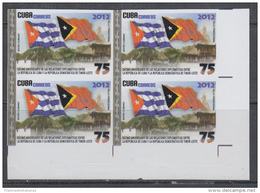 Delcampe - 2012.203 CUBA MNH. PROOF ERROR BLOCK. REPUBLICA WEST TIMOR - Imperforates, Proofs & Errors