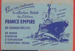 BUVARD / BLOTTER :Les Editions FRANCE EMPIRE  Navire - Transports