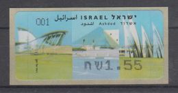 ISRAEL 2008 KLUSSENDORF ATM ASHDOD 1.55 2.20 2.40 SHEKELS - Franking Labels