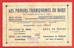BUVARD / BLOTTER  :Les Papiers Transformés Du Nord  MARCQ EN BAROEUL - Papeterie