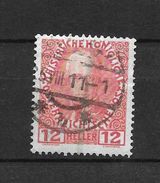 LOTE 1557   ///  AUSTRIA 1908  YVERT Nº:  107 - Used Stamps