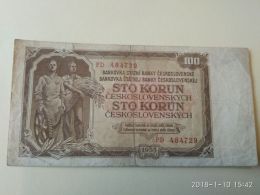 100 Korun 1953 - Czechoslovakia