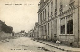 CPA - MAROLLES-les-BRAULTS (72) - Aspect De La Rue De Mamers En 1917 - Marolles-les-Braults