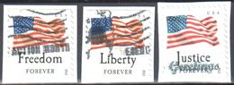 United States 2012 Flags - Sc #4673,74,76 Perf.11¼:10¾ - Used - Usados