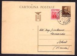 GR2116  - CARTOLINA POSTALE MAZZINI IN R.S.I. - Interi Postali