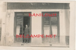 COMMERCE // CARTE PHOTO / CAFE COMPTOIR   Jean CARRERA  / N° 80 - Cafés