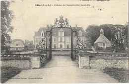 Cléré - Château De Champchevrier Façade Est - Cléré-les-Pins