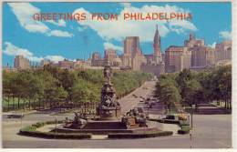 PHILADELPHIA SKYLINE VIEWS THE BENJAMIN FRANKLIN PARKWAY - American Roadside