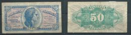 ESPAGNE SPANIEN SPAIN ESPAÑA 1937 0.50 PTAS REPUBLICA - Otros & Sin Clasificación