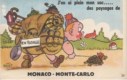 MONACO-MONTE-CARLO- Carte à Système ( 10 Minivues )    Rare - Monte-Carlo