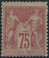 Neuf Avec Charnière N° 81, 75c Rose, Cl, T.B. Signé JF Brun - Other & Unclassified