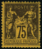 Neuf Sans Charnière N° 99, 75c Violet Sur Orange T.B. - Other & Unclassified